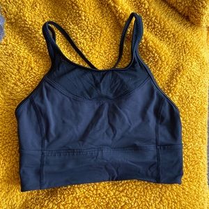 Black lululemon sports bra